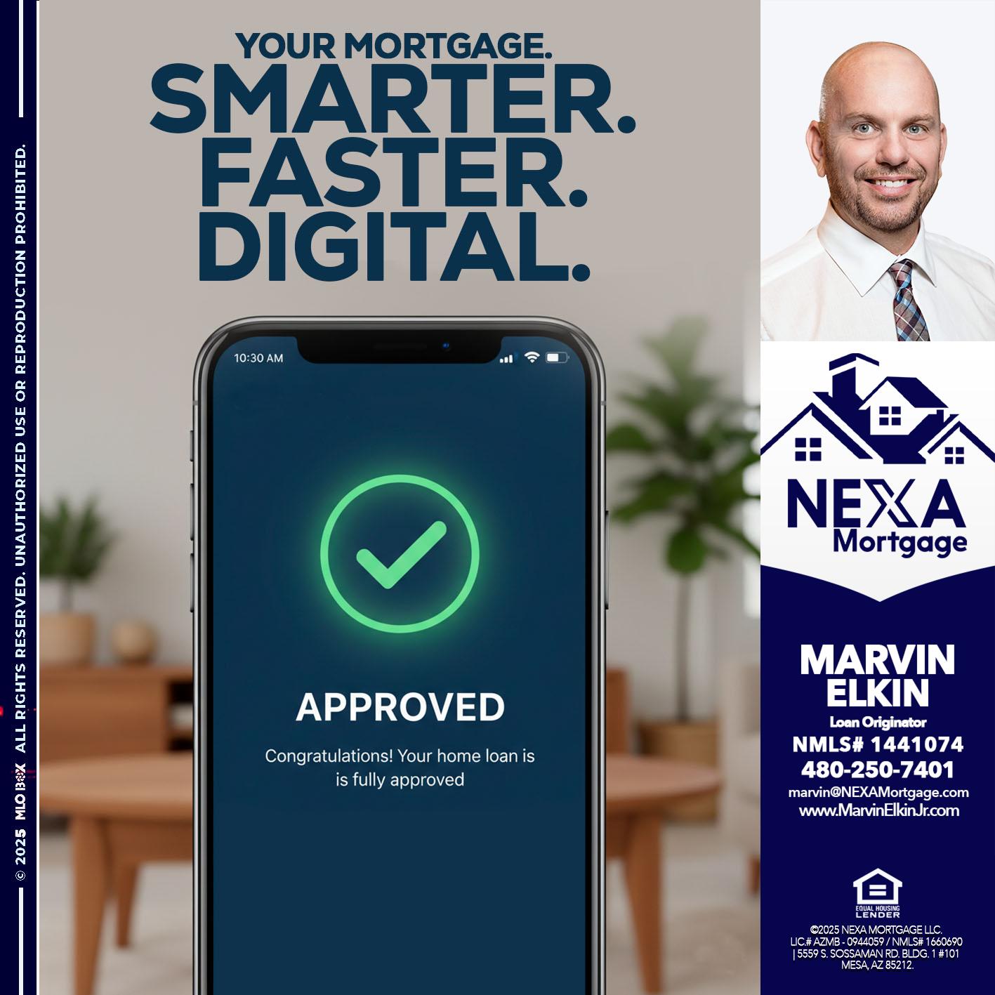 smarter faster digital - Marvin Elkin -Loan Originator