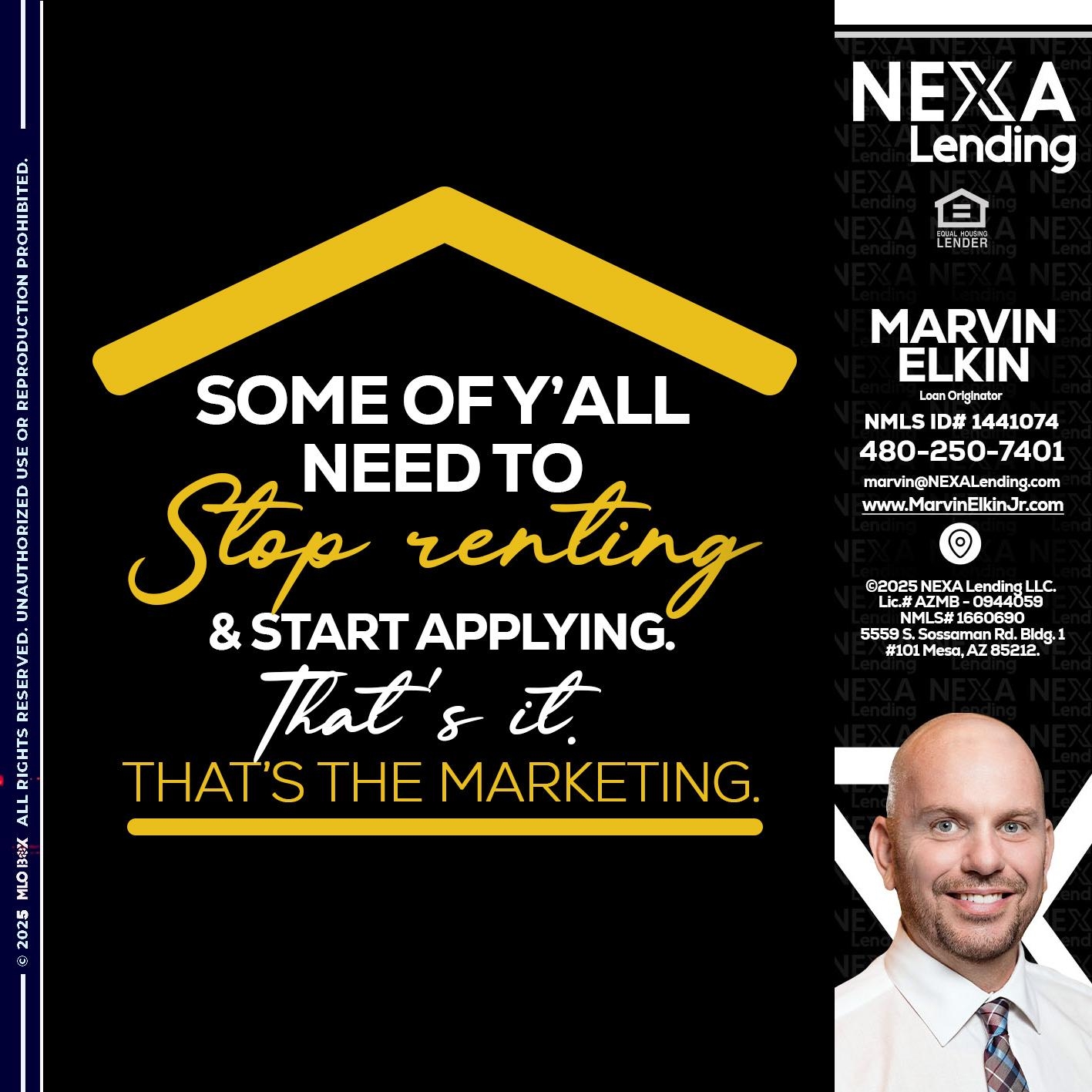 NEXA LENDING - Marvin Elkin -Loan Originator