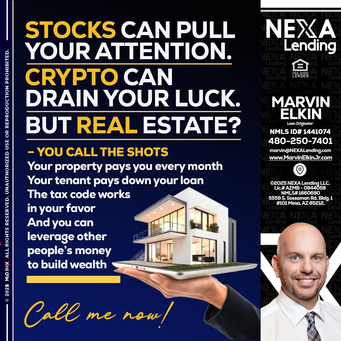 STOCK YOUR - Marvin Elkin -Loan Originator