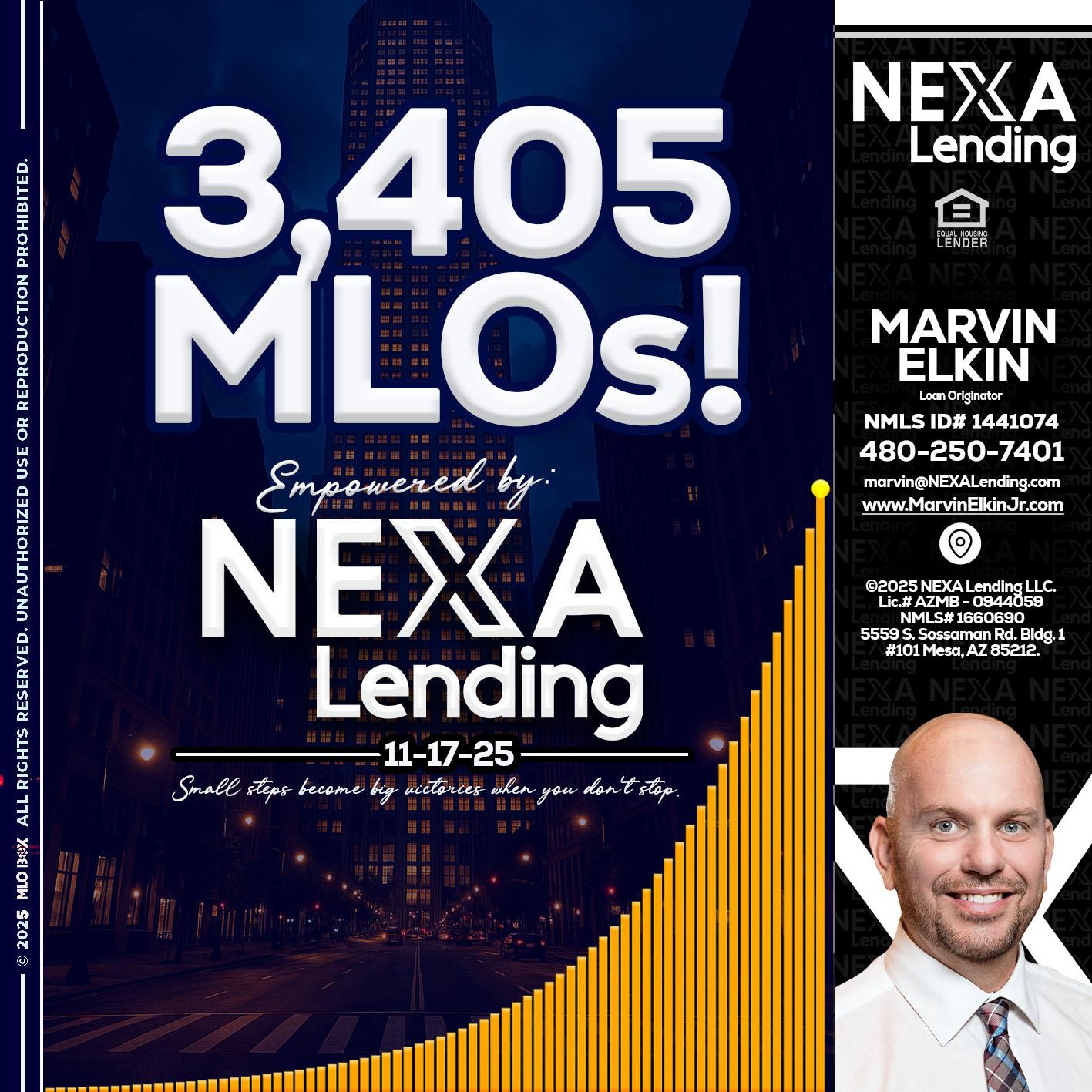 3405 MLOs - Marvin Elkin -Loan Originator