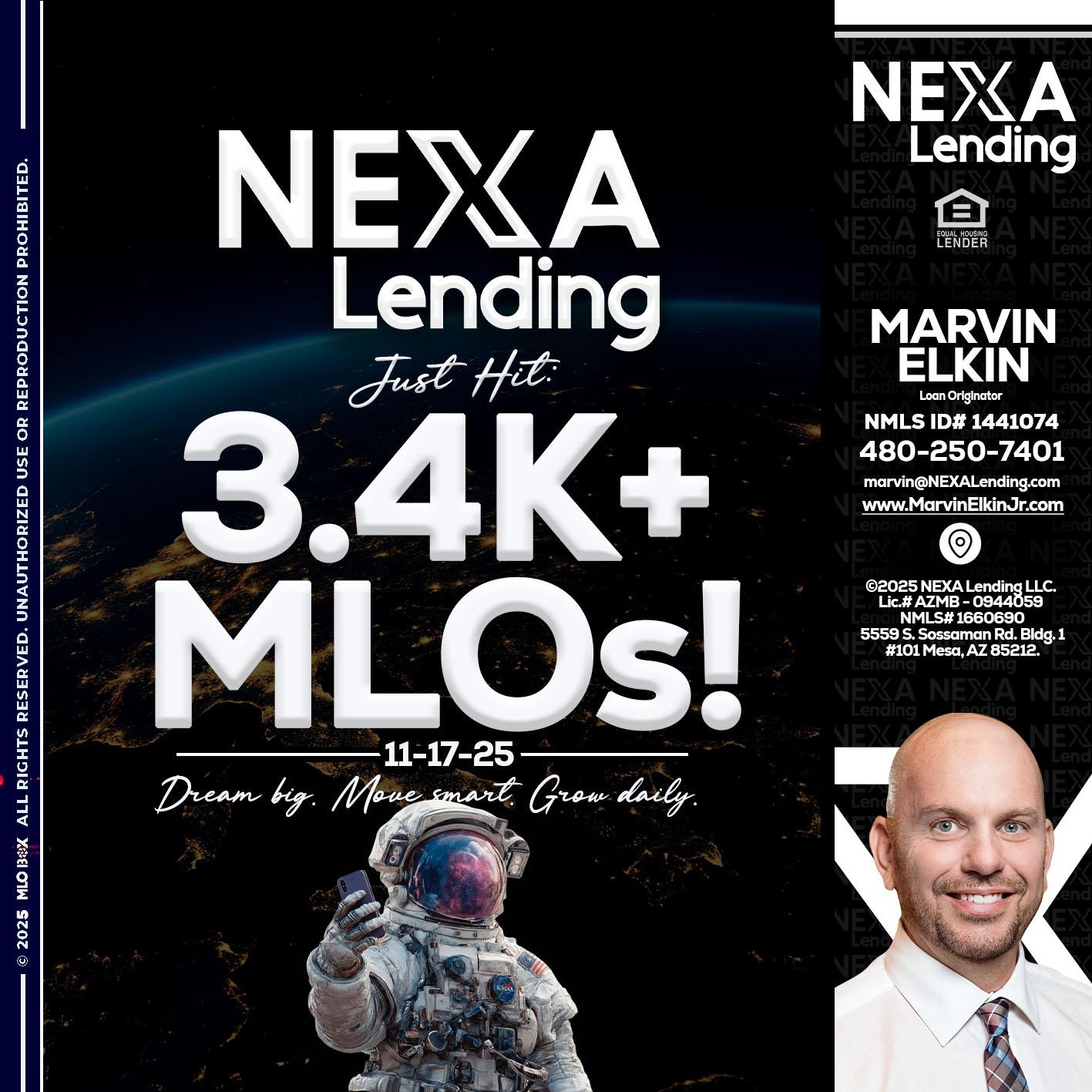 3.4K MLOs - Marvin Elkin -Loan Originator