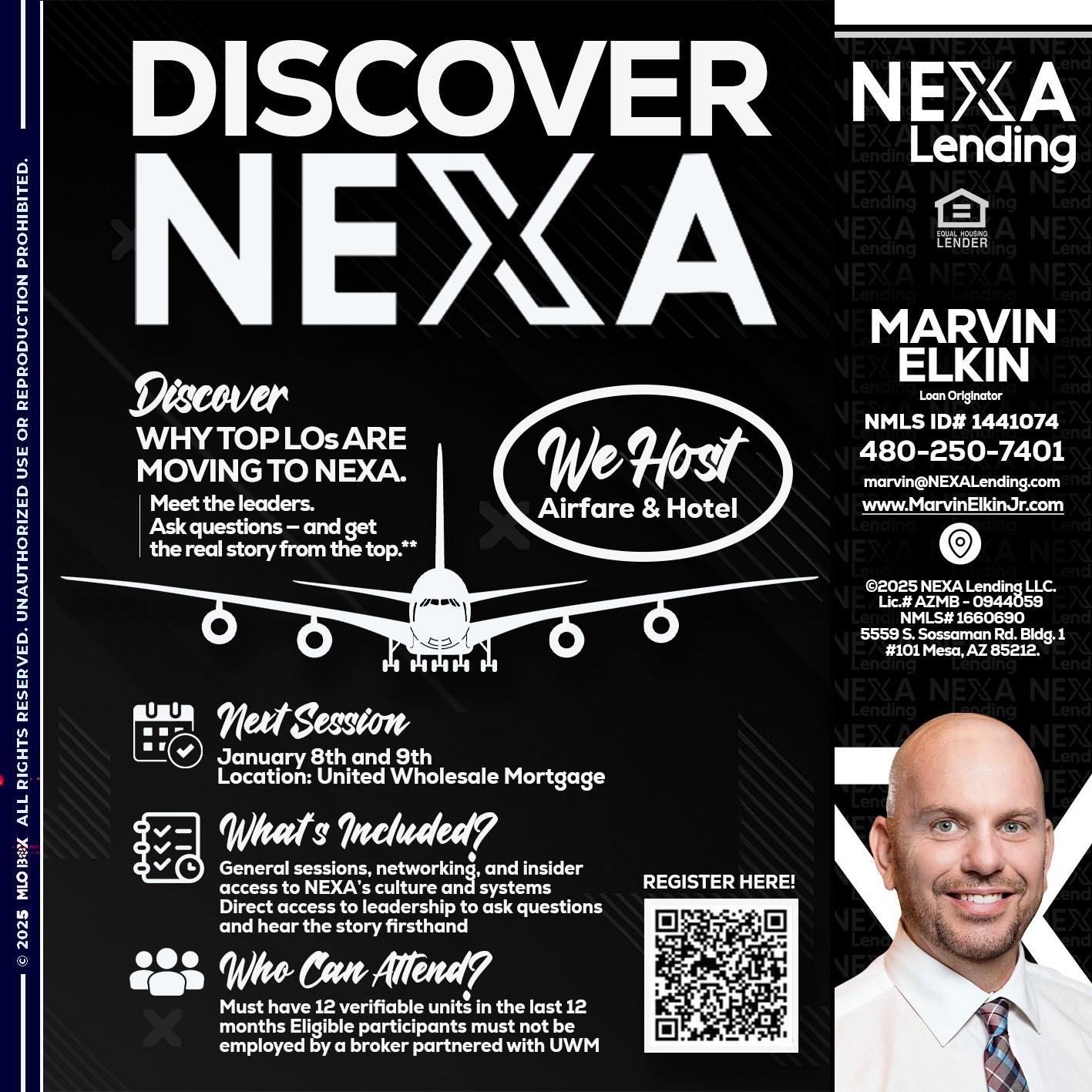DISCOVER NEXA - Marvin Elkin -Loan Originator