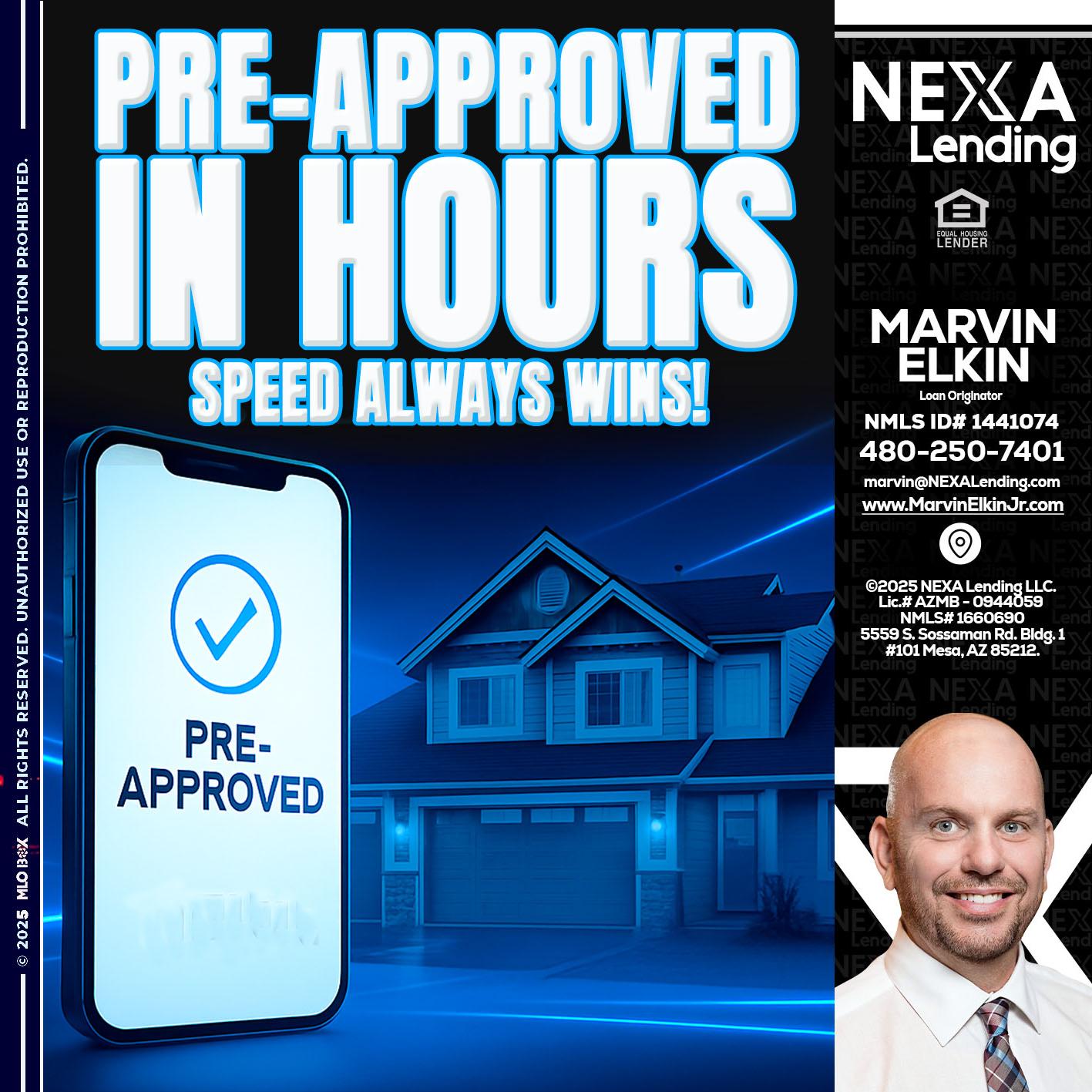 PRE - Marvin Elkin -Loan Originator