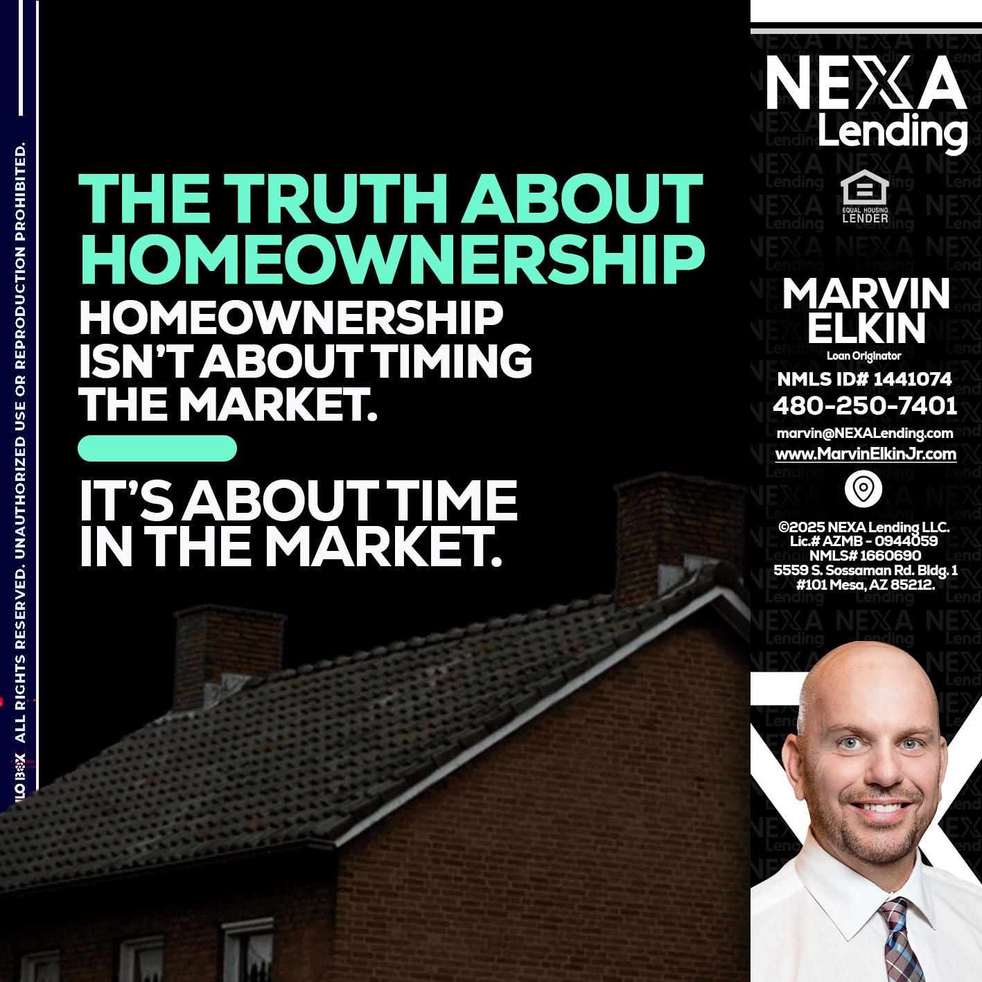 THE TRUTH ABOUT - Marvin Elkin -Loan Originator