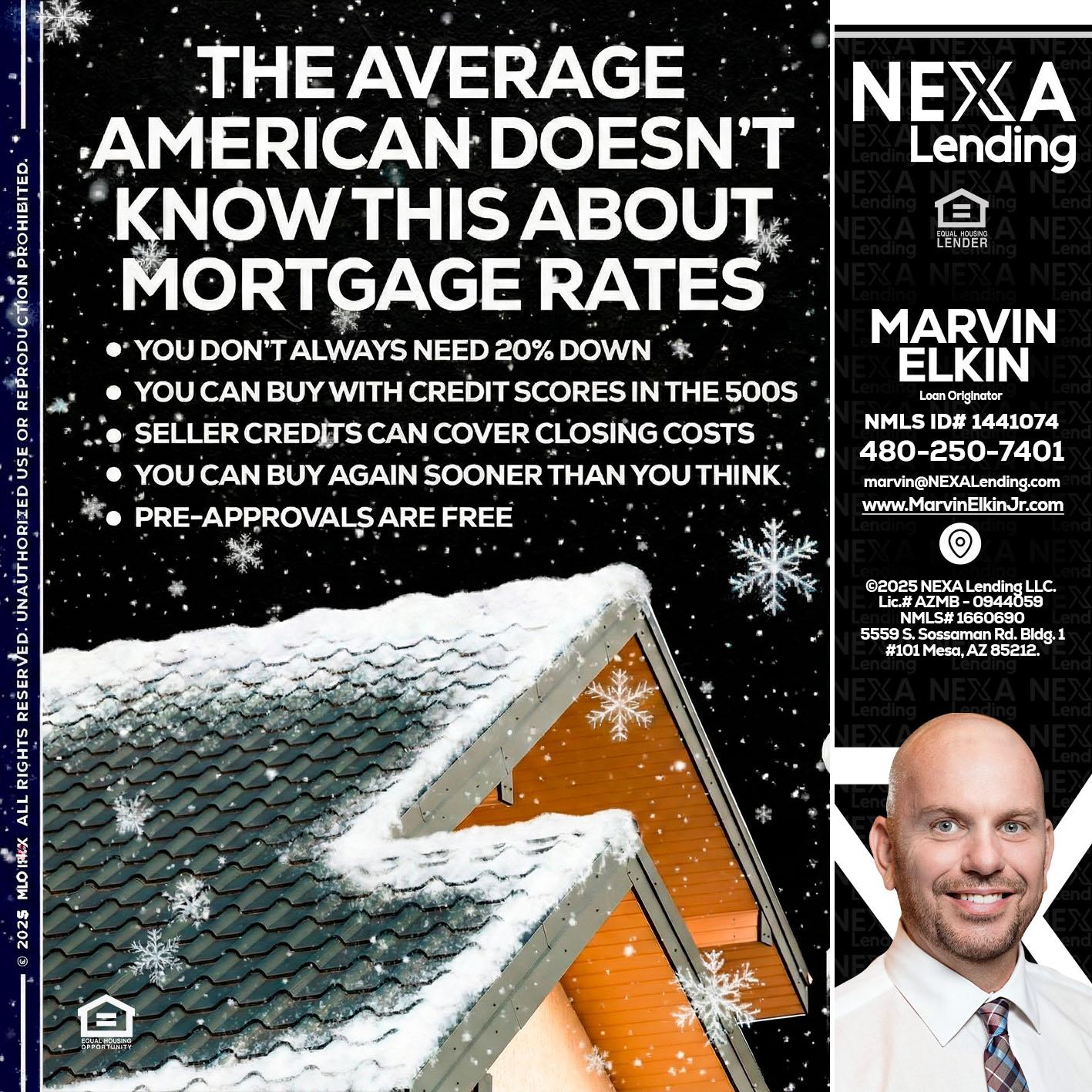 THE AVERAGE - Marvin Elkin -Loan Originator