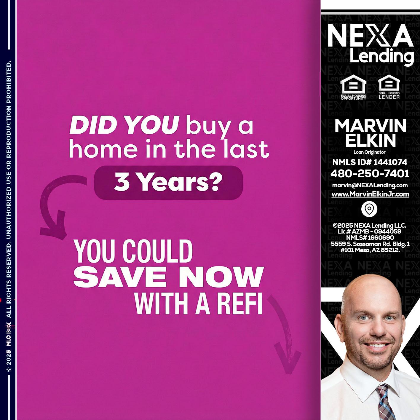 did you - Marvin Elkin -Loan Originator