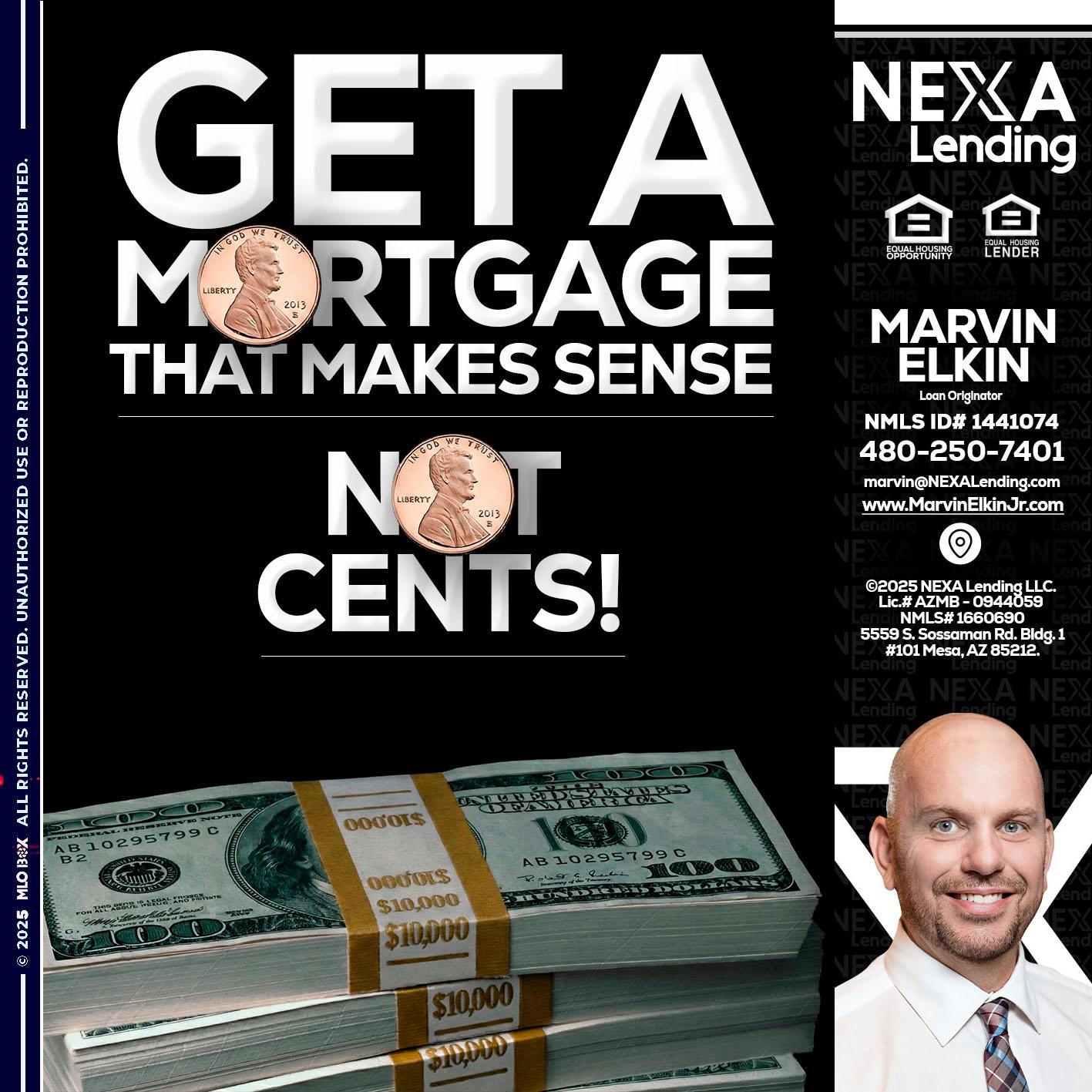 get a mortgage - Marvin Elkin -Loan Originator