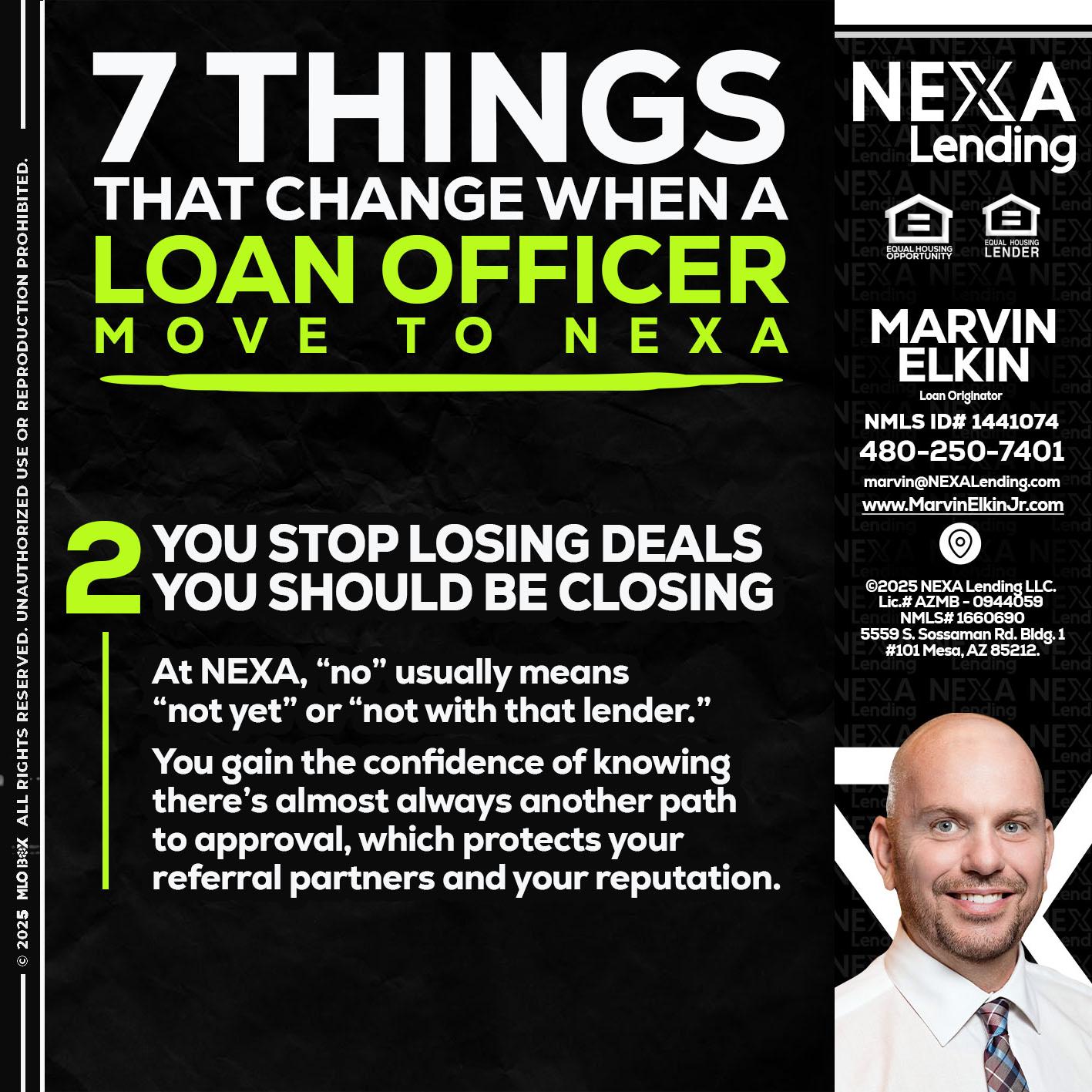 7 THINGS (2) - Marvin Elkin -Loan Originator