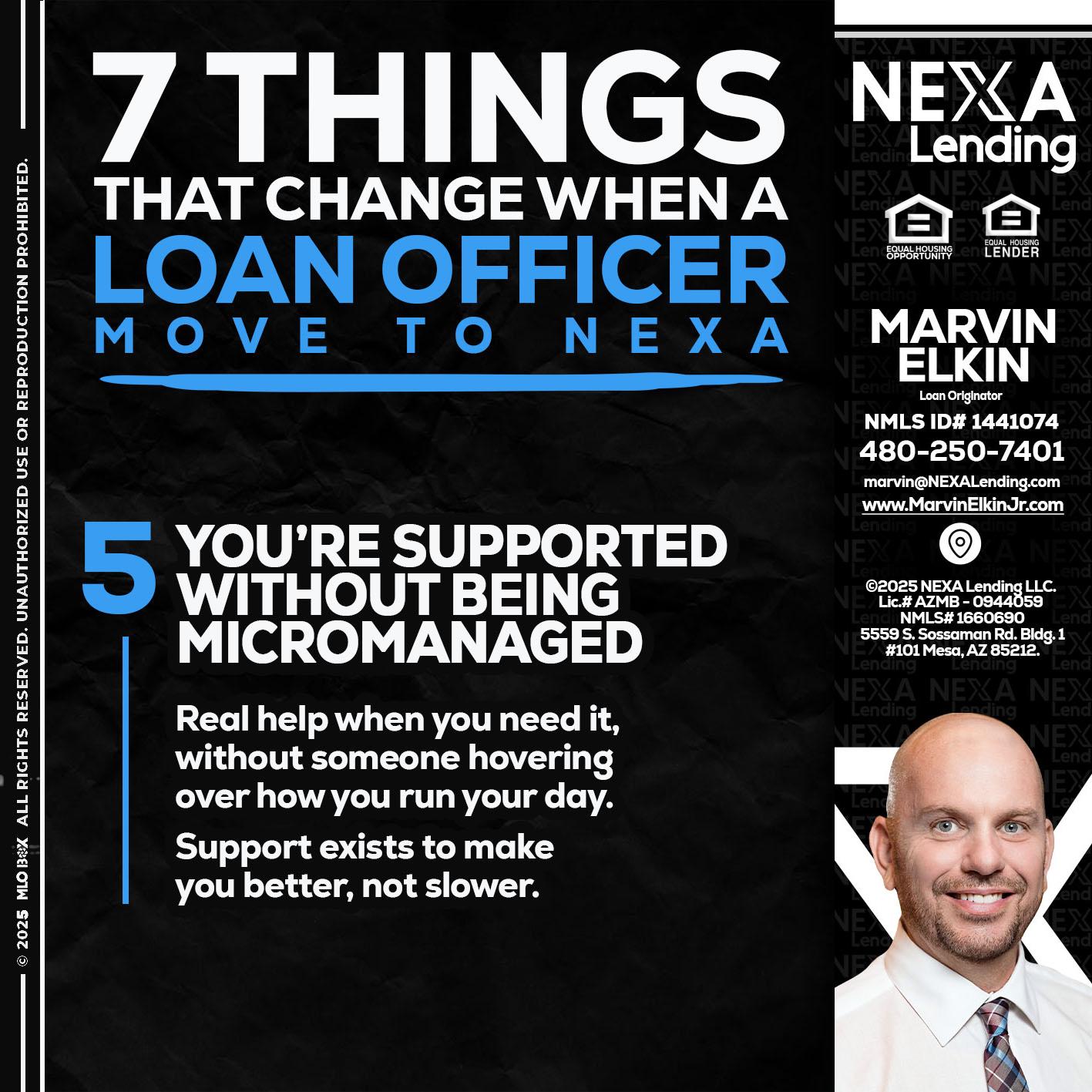 7 THINGS (5) - Marvin Elkin -Loan Originator