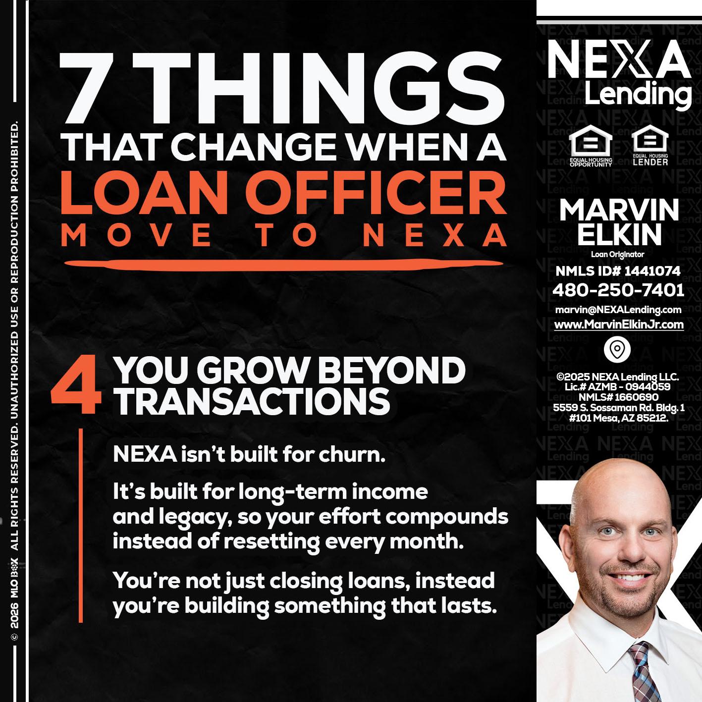 7 THINGS (4) - Marvin Elkin -Loan Originator