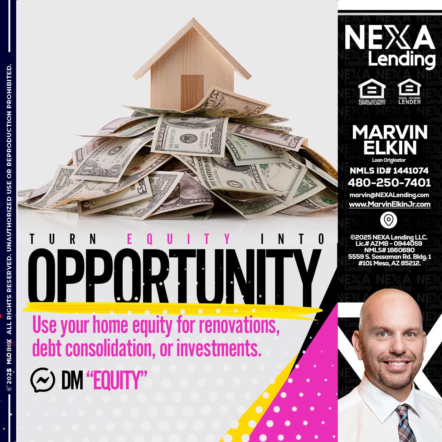 opportunity - Marvin Elkin -Loan Originator