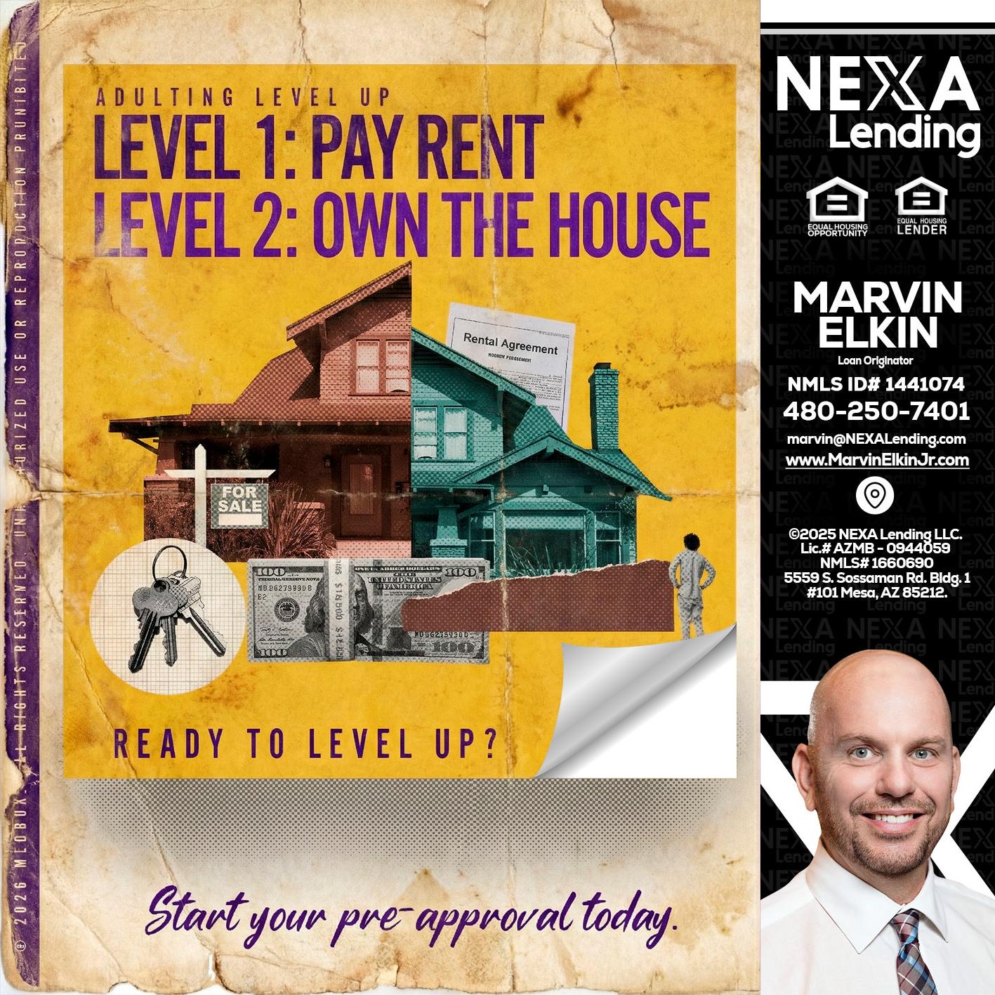 LEVEL 1 - Marvin Elkin -Loan Originator