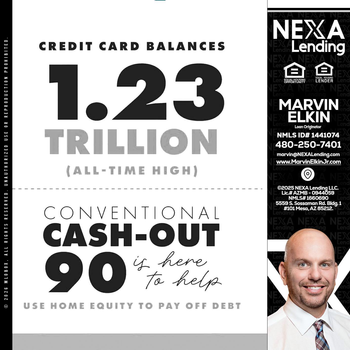 CREDIT CARD BALANCE - Marvin Elkin -Loan Originator