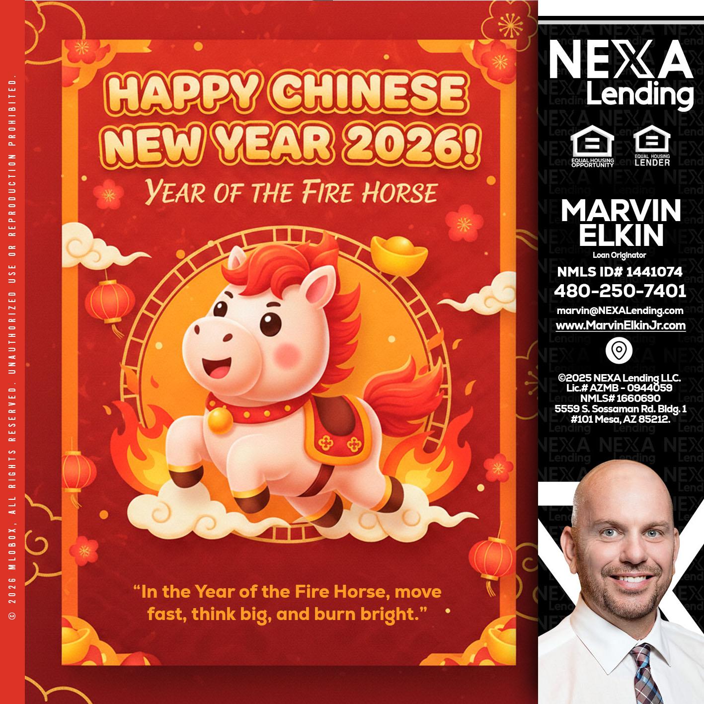 happy Chinese new year - Marvin Elkin -Loan Originator