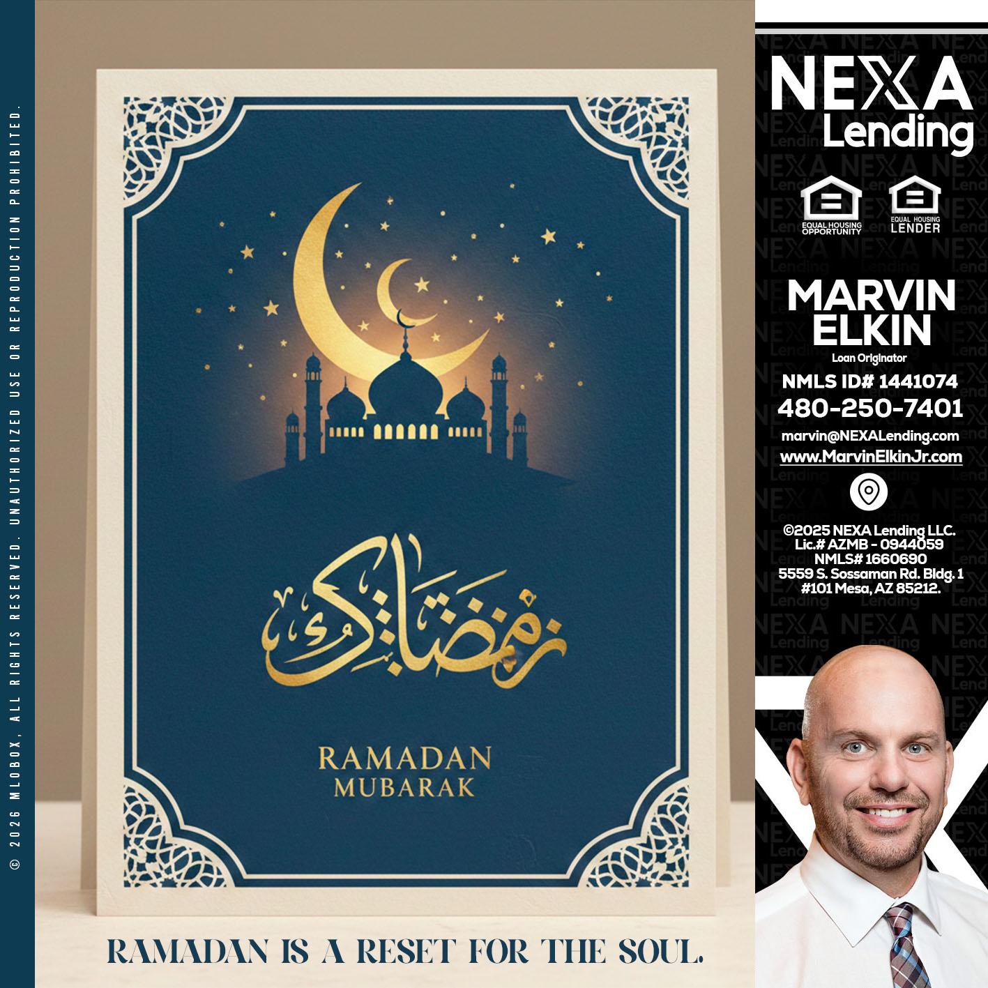 HAPPY RAMADAN - Marvin Elkin -Loan Originator