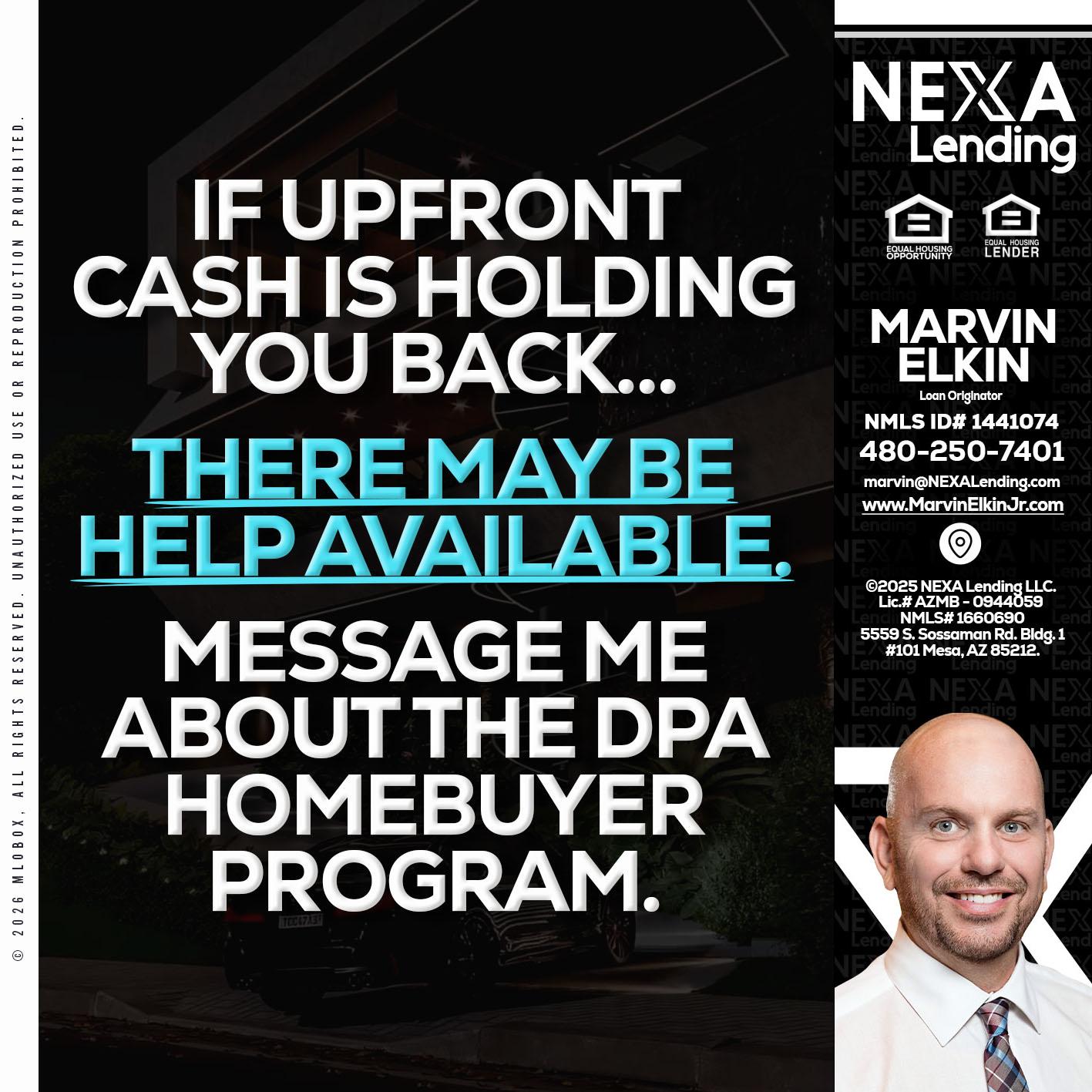 IF UPFRONT - Marvin Elkin -Loan Originator