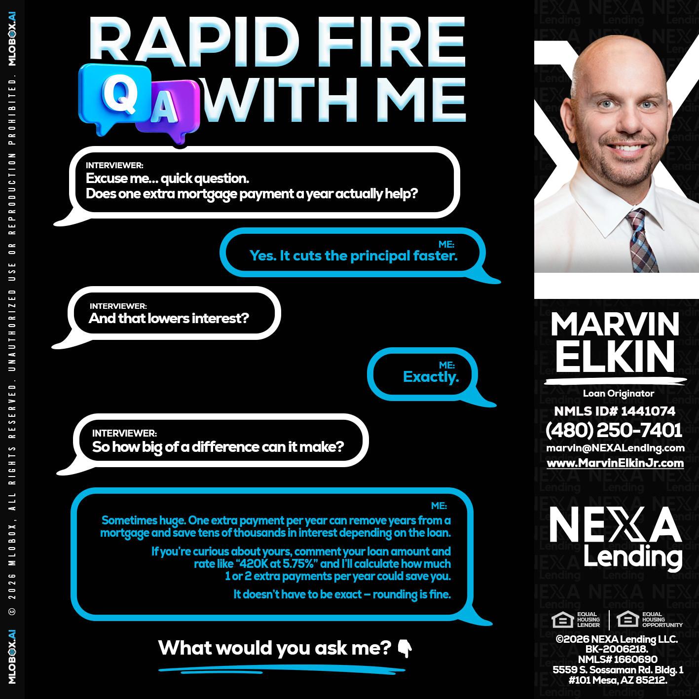 RAPID Q&A - Marvin Elkin -Loan Originator
