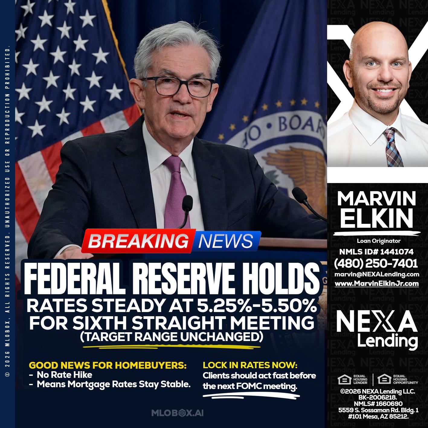 federal reserve - Marvin Elkin -Loan Originator