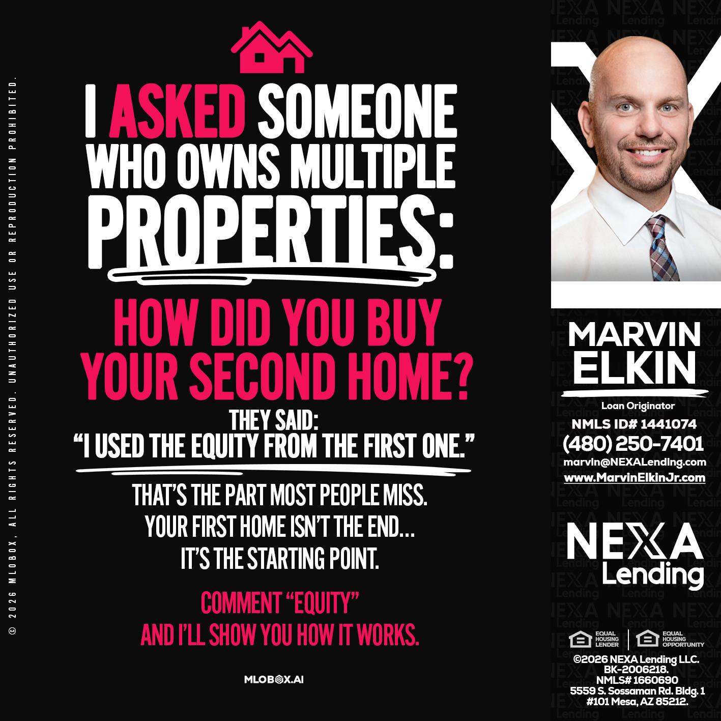 I ASKED SOMEONE - Marvin Elkin -Loan Originator