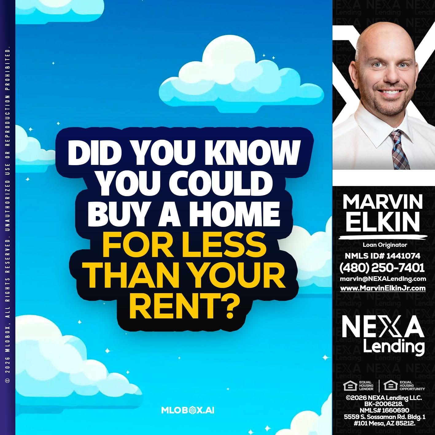 DID YOU KNOW - Marvin Elkin -Loan Originator