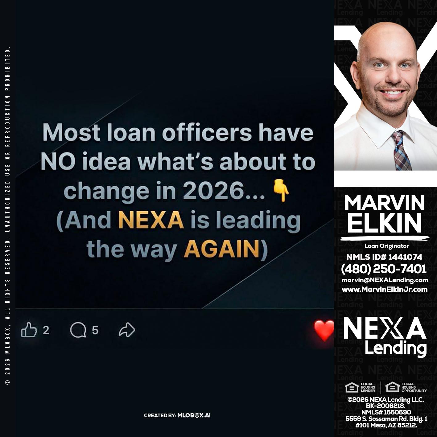 most loan officers - Marvin Elkin -Loan Originator