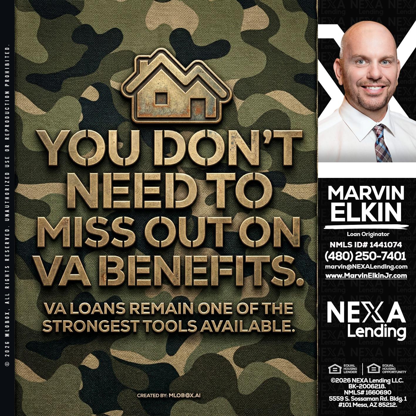 you don't need - Marvin Elkin -Loan Originator