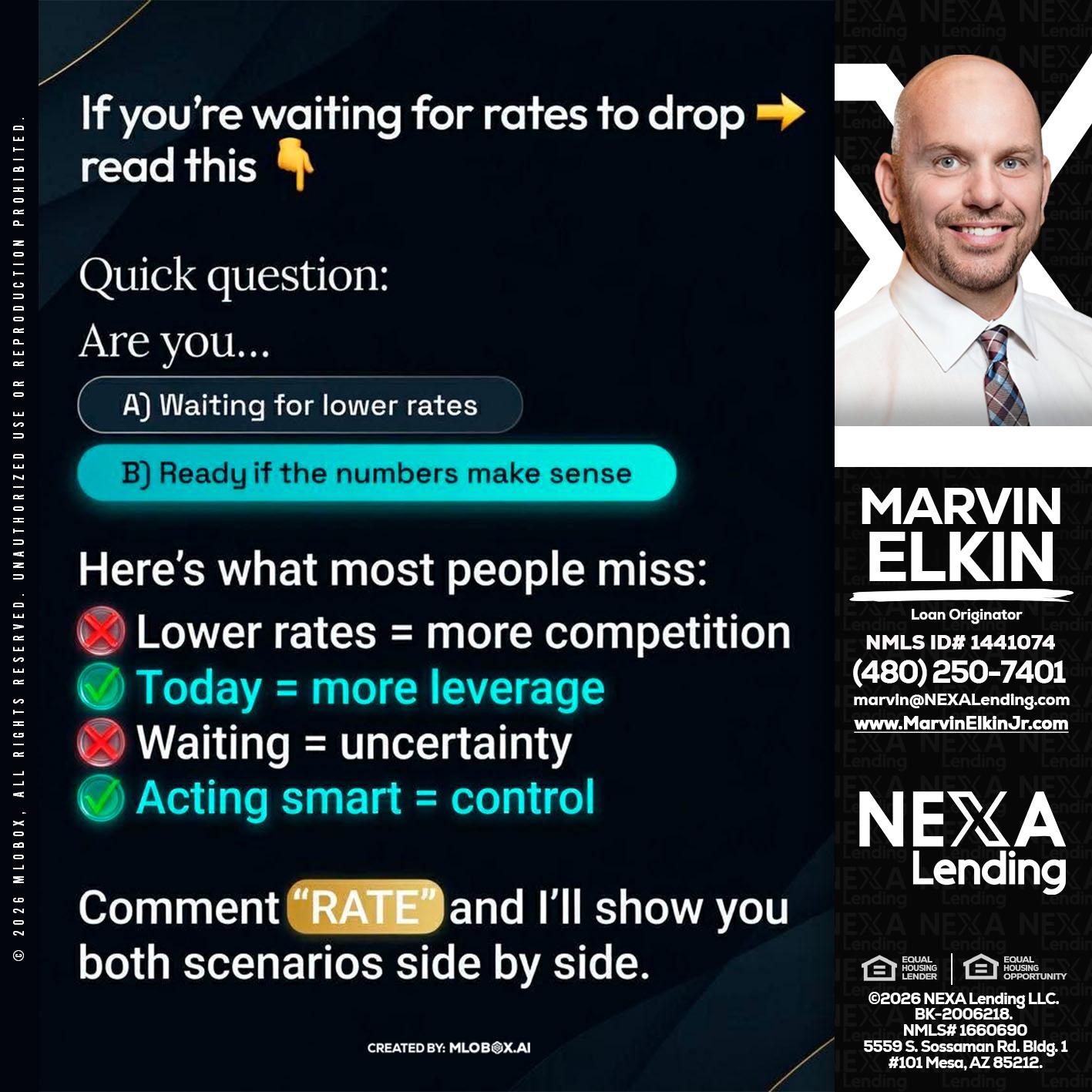 IF YOU ARE - Marvin Elkin -Loan Originator