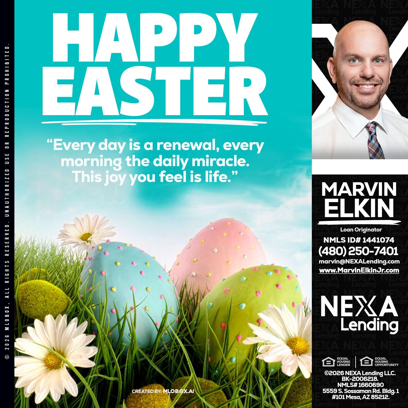 happy easter - Marvin Elkin -Loan Originator