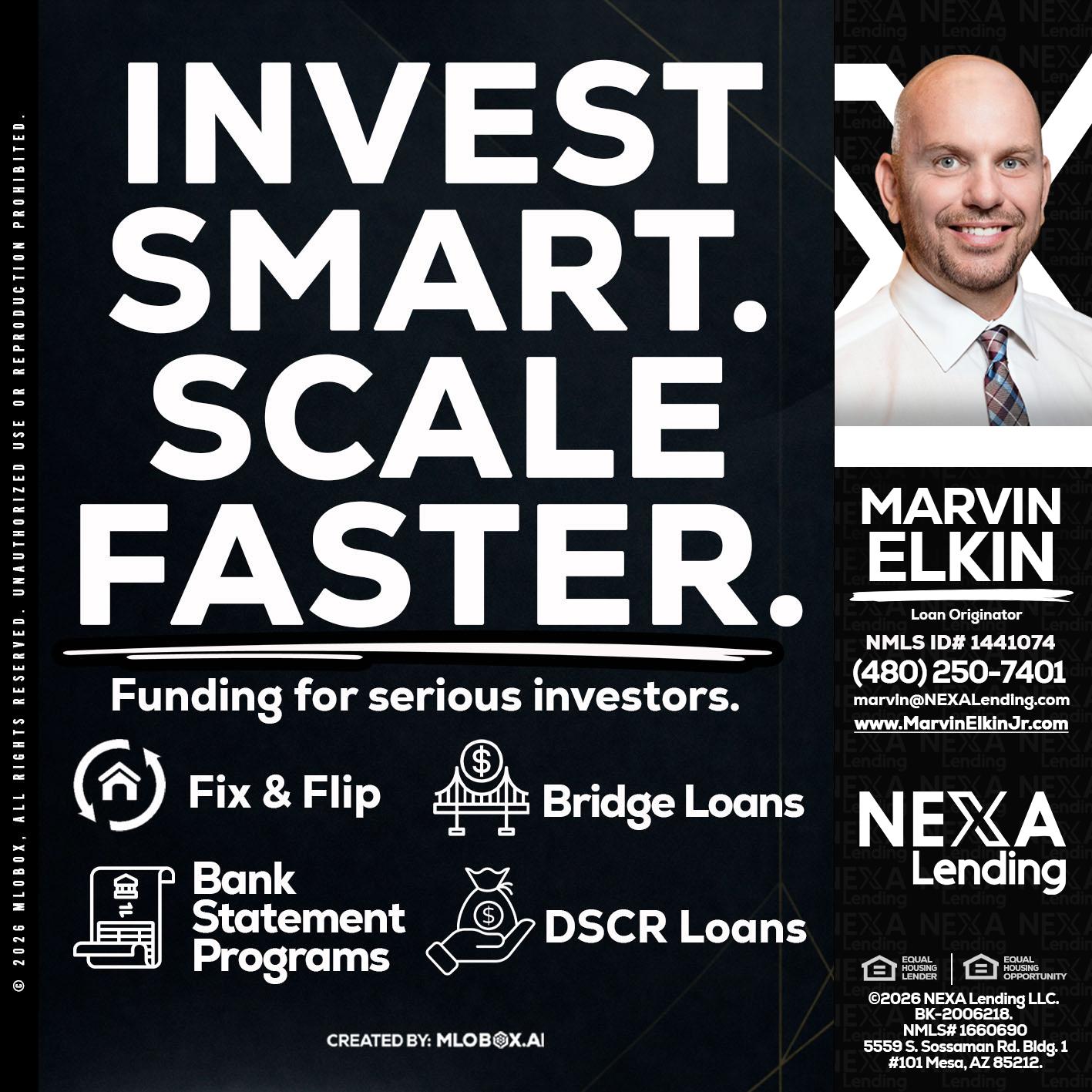 INVEST SMART - Marvin Elkin -Loan Originator