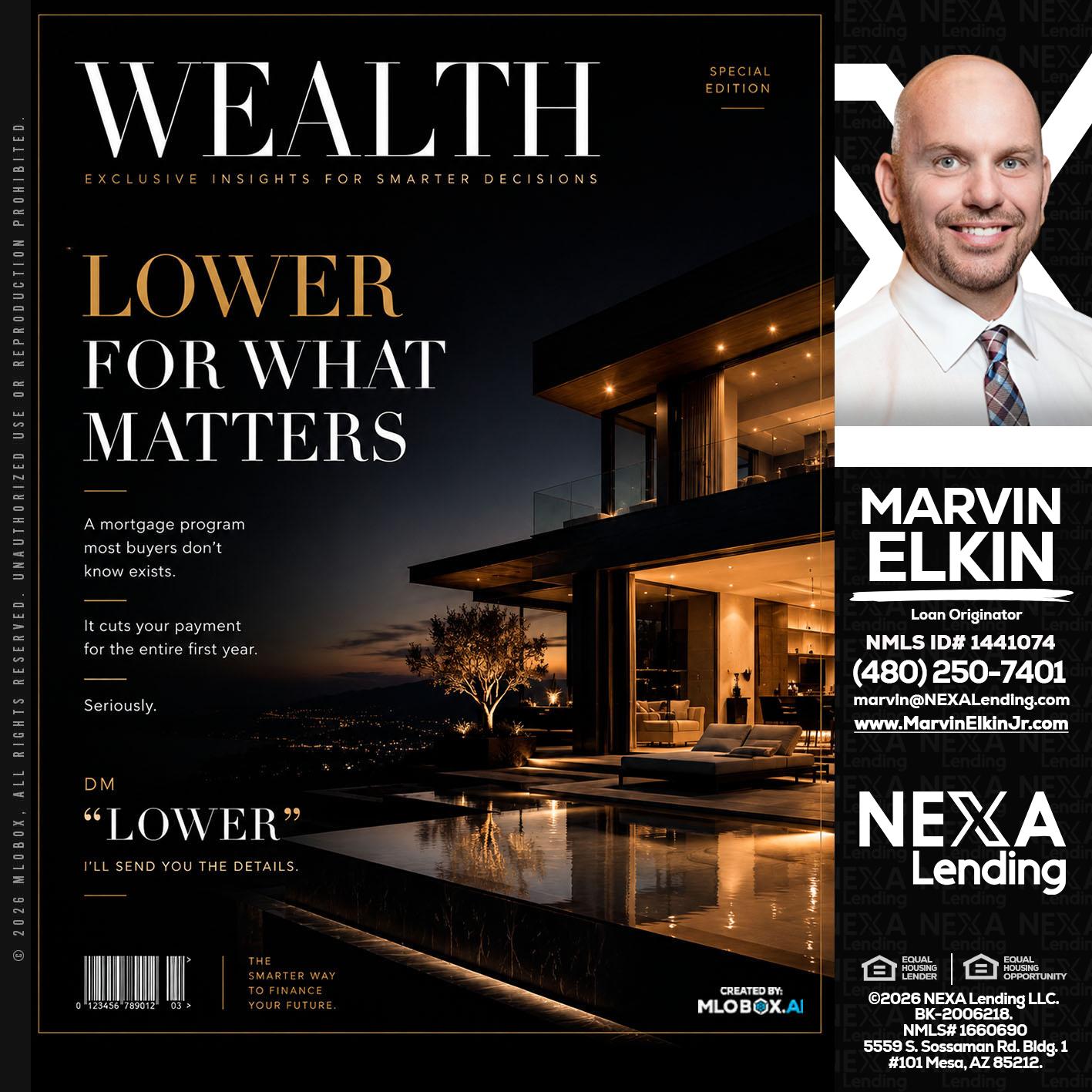 WEALTH - Marvin Elkin -Loan Originator