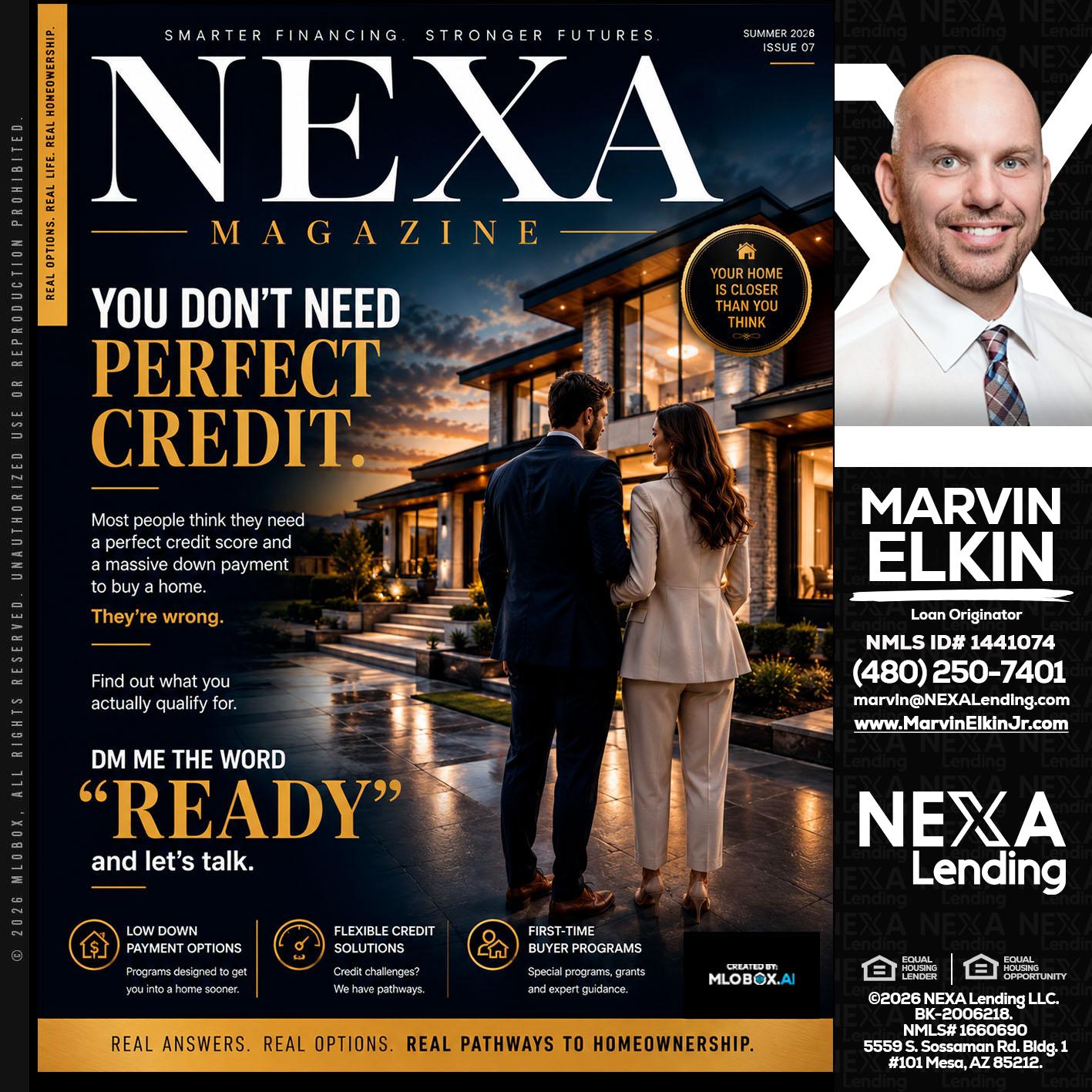 NEXA MAGAZINE - Marvin Elkin -Loan Originator