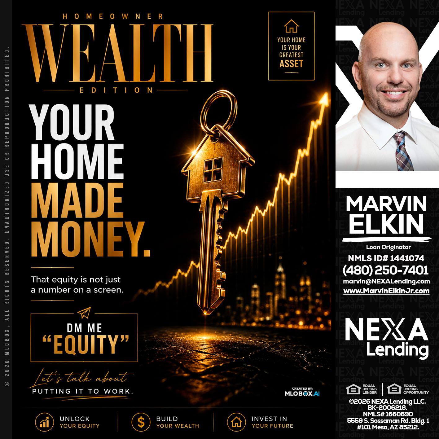 YOUR HOME MADE - Marvin Elkin -Loan Originator
