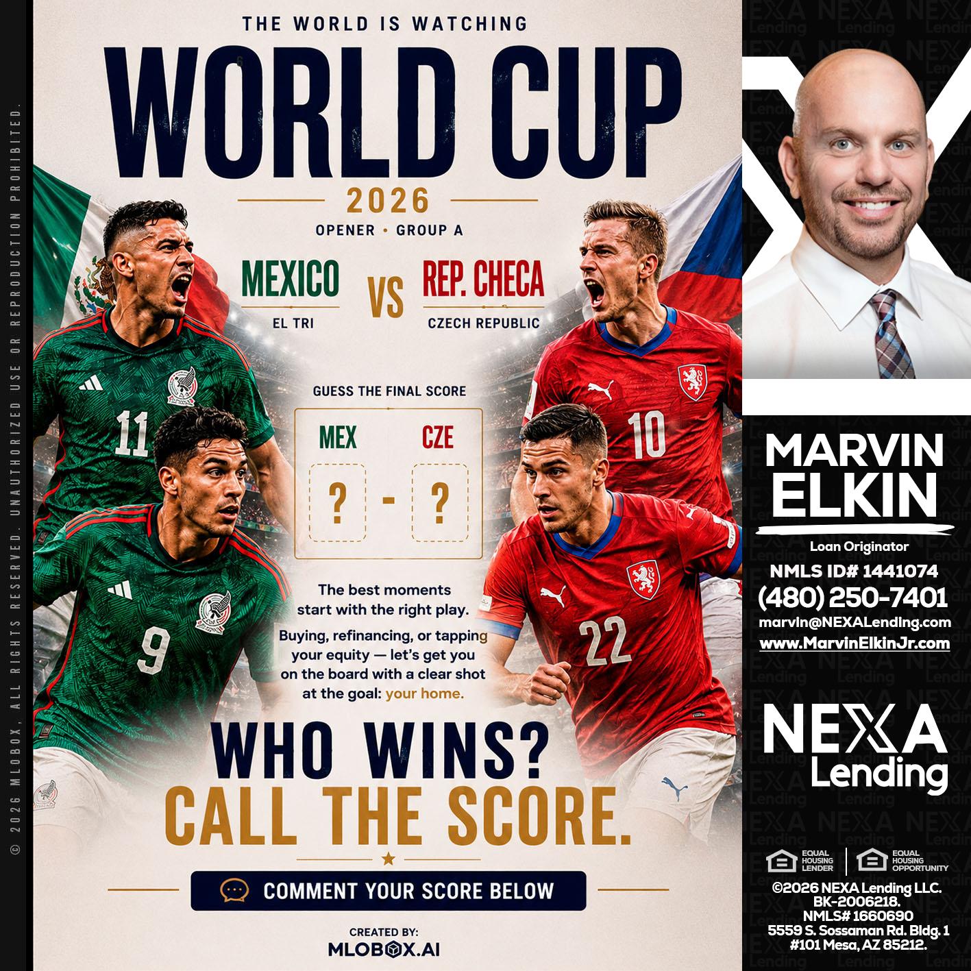 WORLD CUP 2026 - Marvin Elkin -Loan Originator