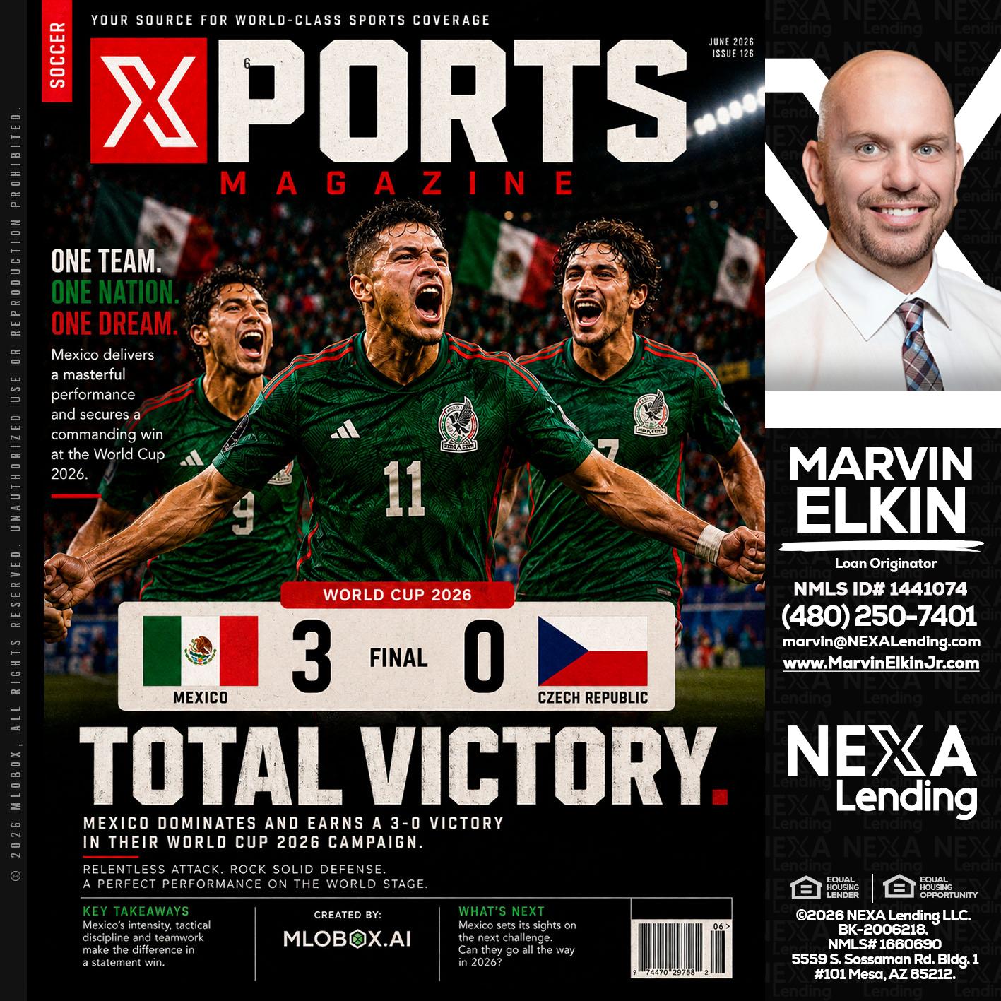 World Cup 2026 MEX 1-0 CZECH - Marvin Elkin -Loan Originator