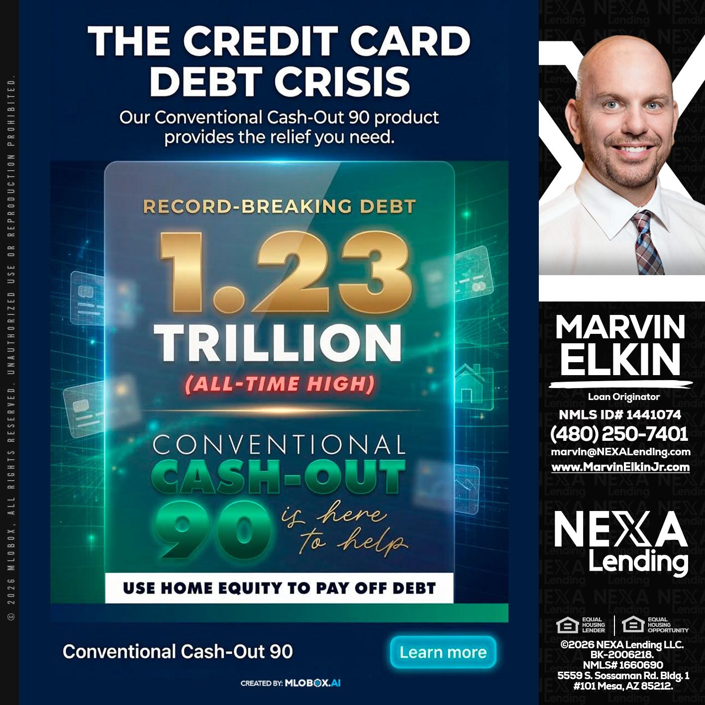THE CREDIT CARD - Marvin Elkin -Loan Originator