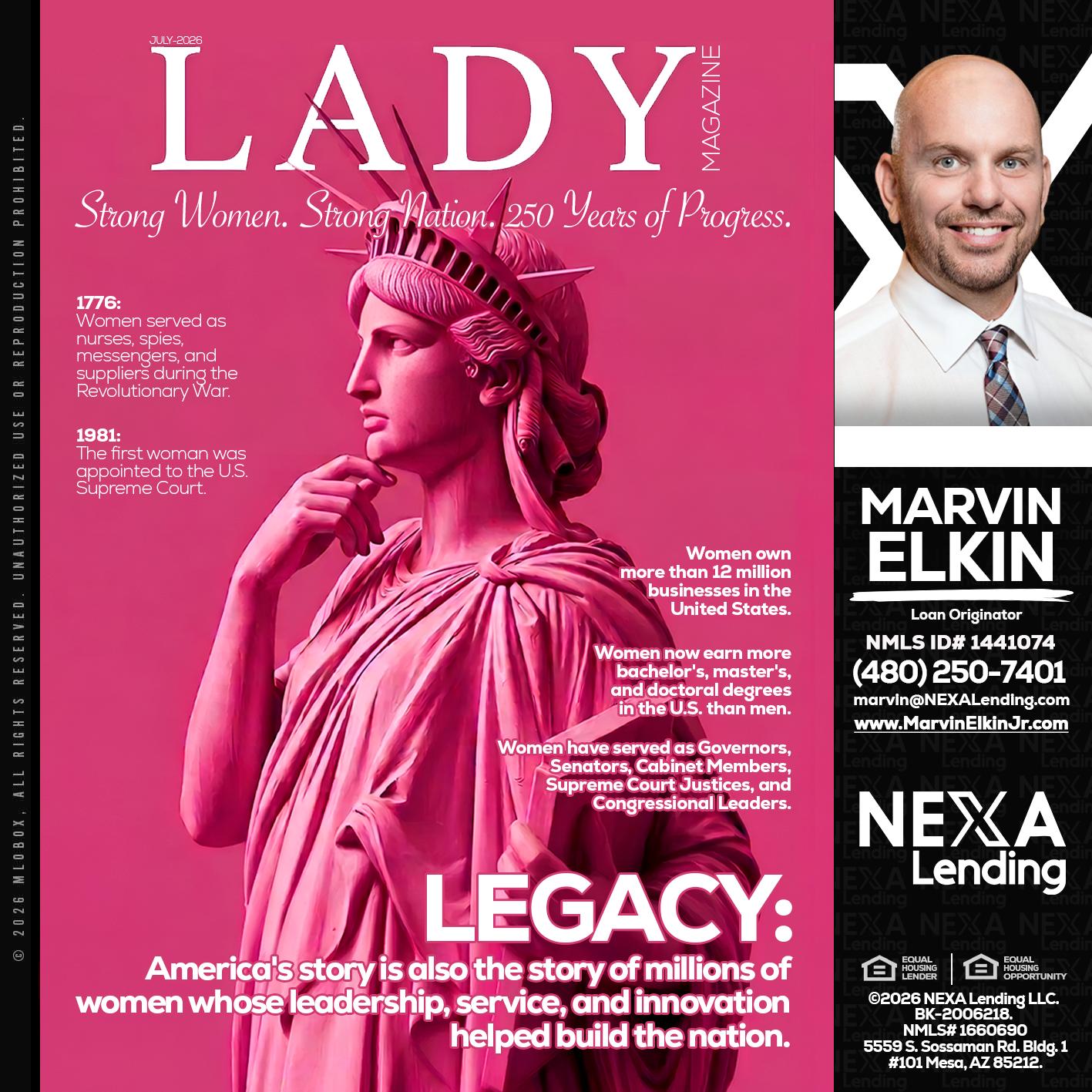 LADY LIBERTY! - Marvin Elkin -Loan Originator