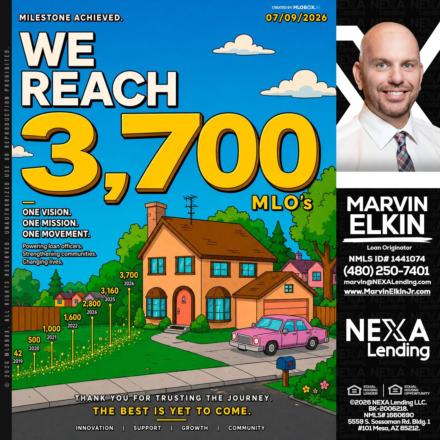 3,700 MLO's - Marvin Elkin -Loan Originator