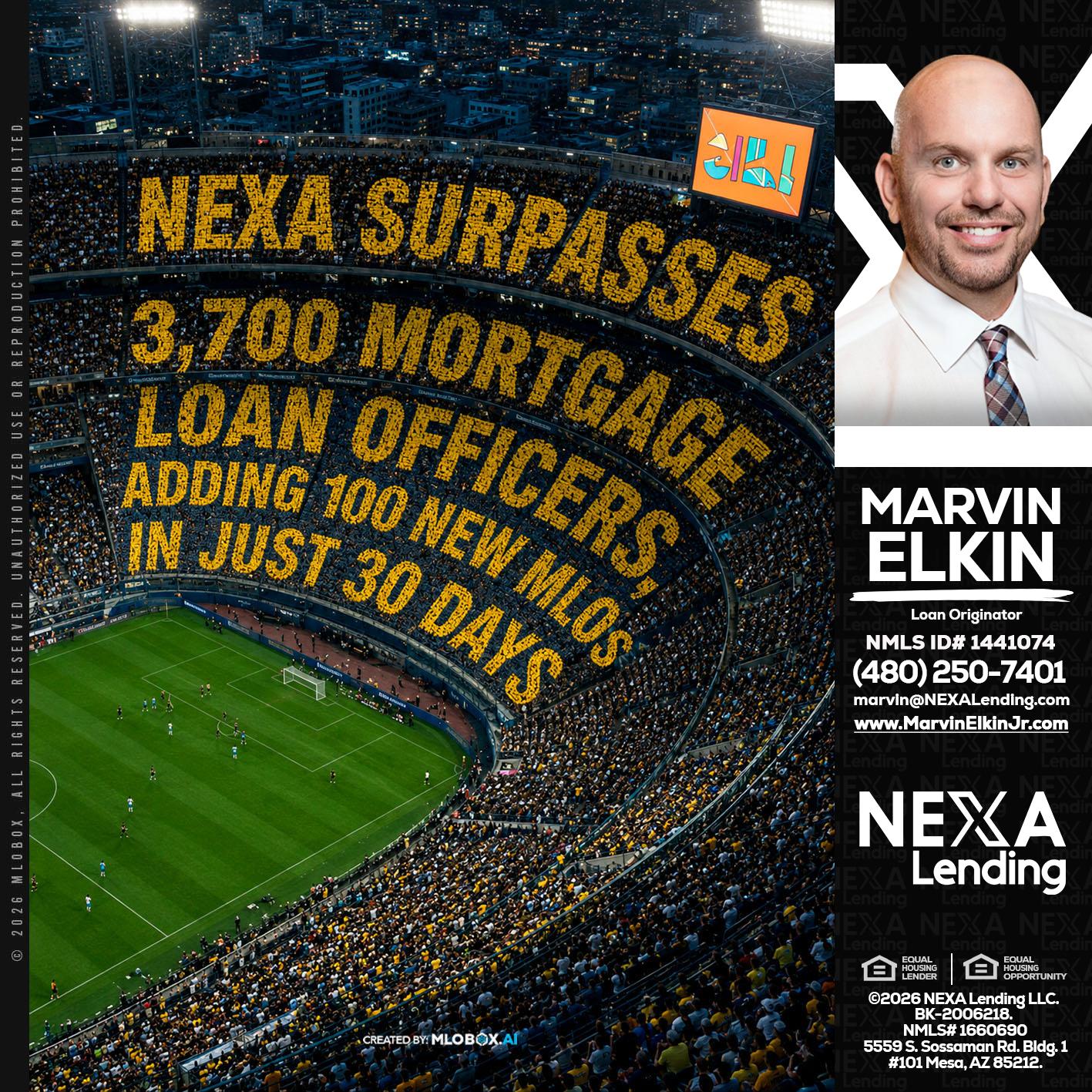 NEXA SURPASSES - Marvin Elkin -Loan Originator