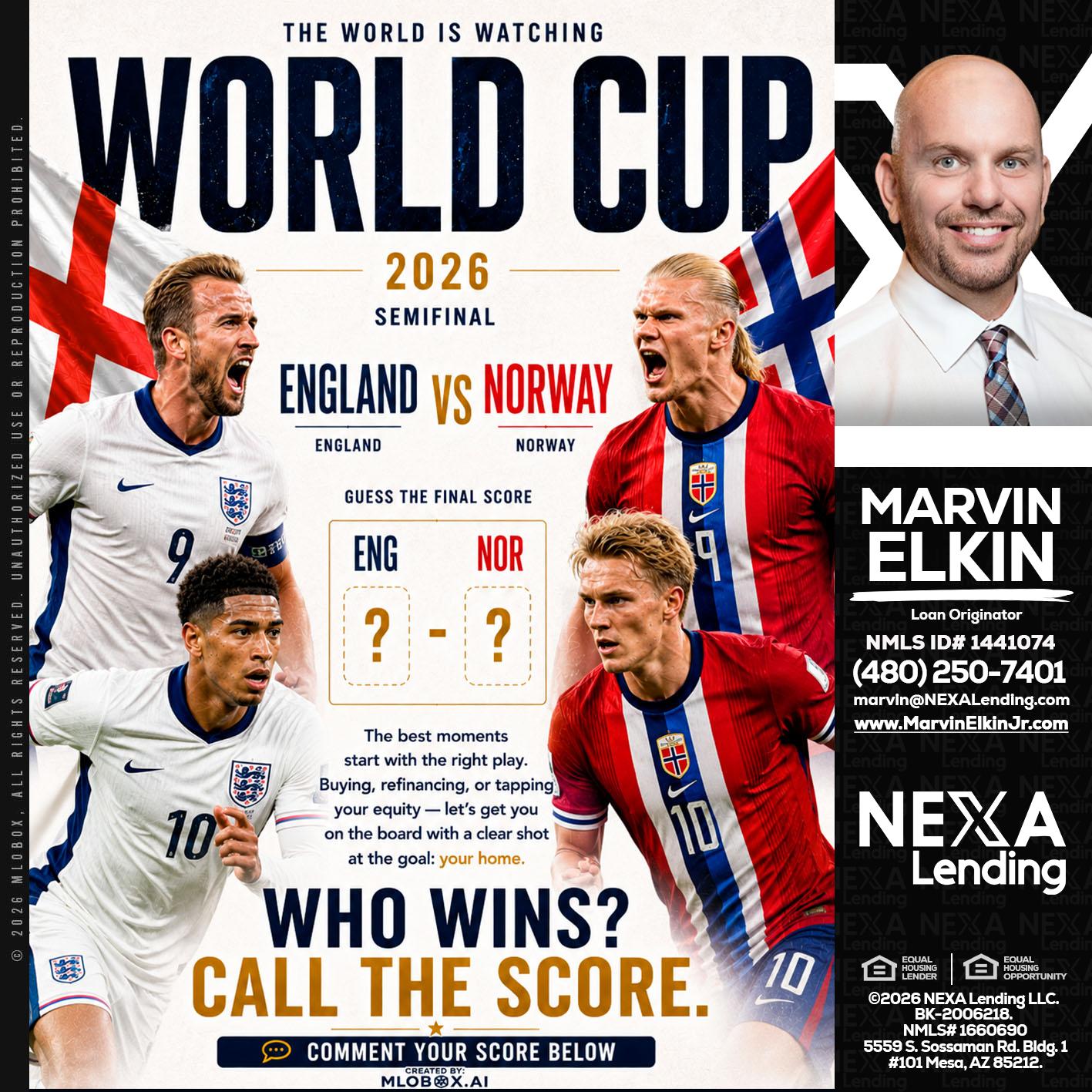 WORLD CUP 2026 - Marvin Elkin -Loan Originator