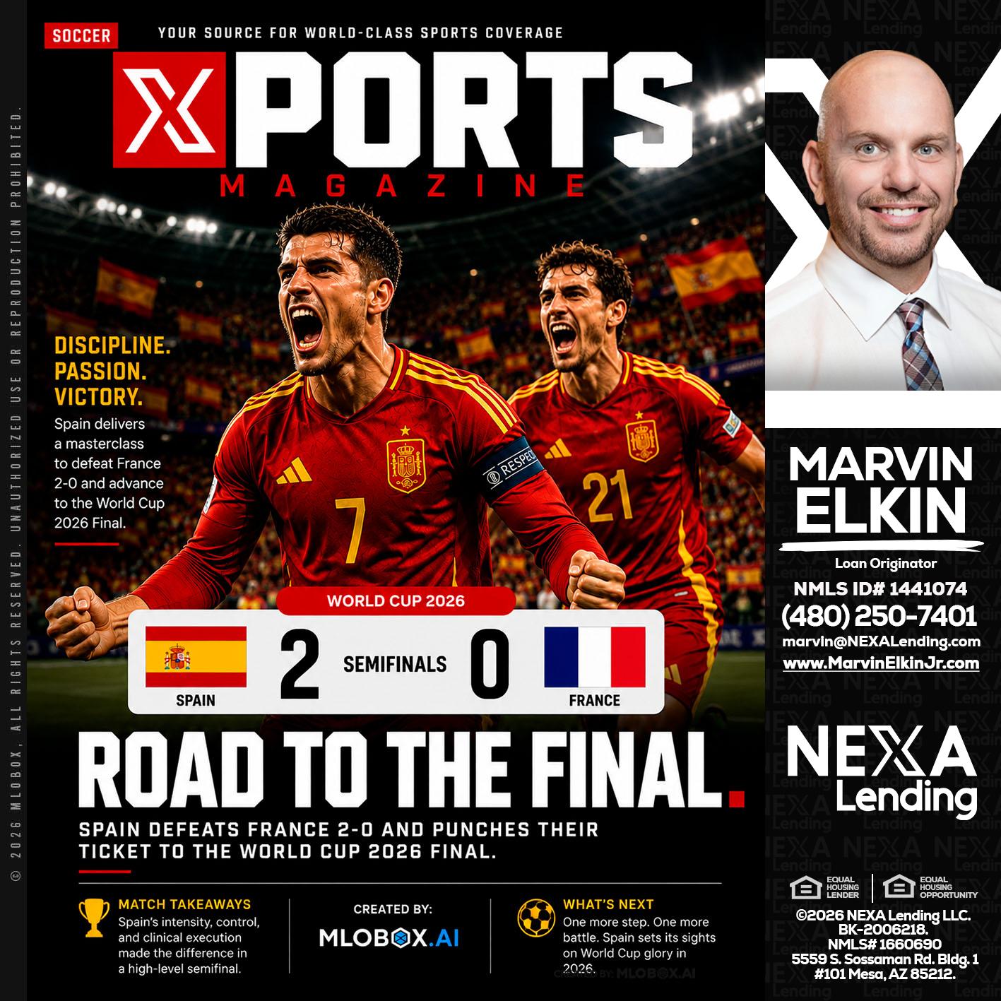 XPORTS WORLD CUP 2026 - Marvin Elkin -Loan Originator