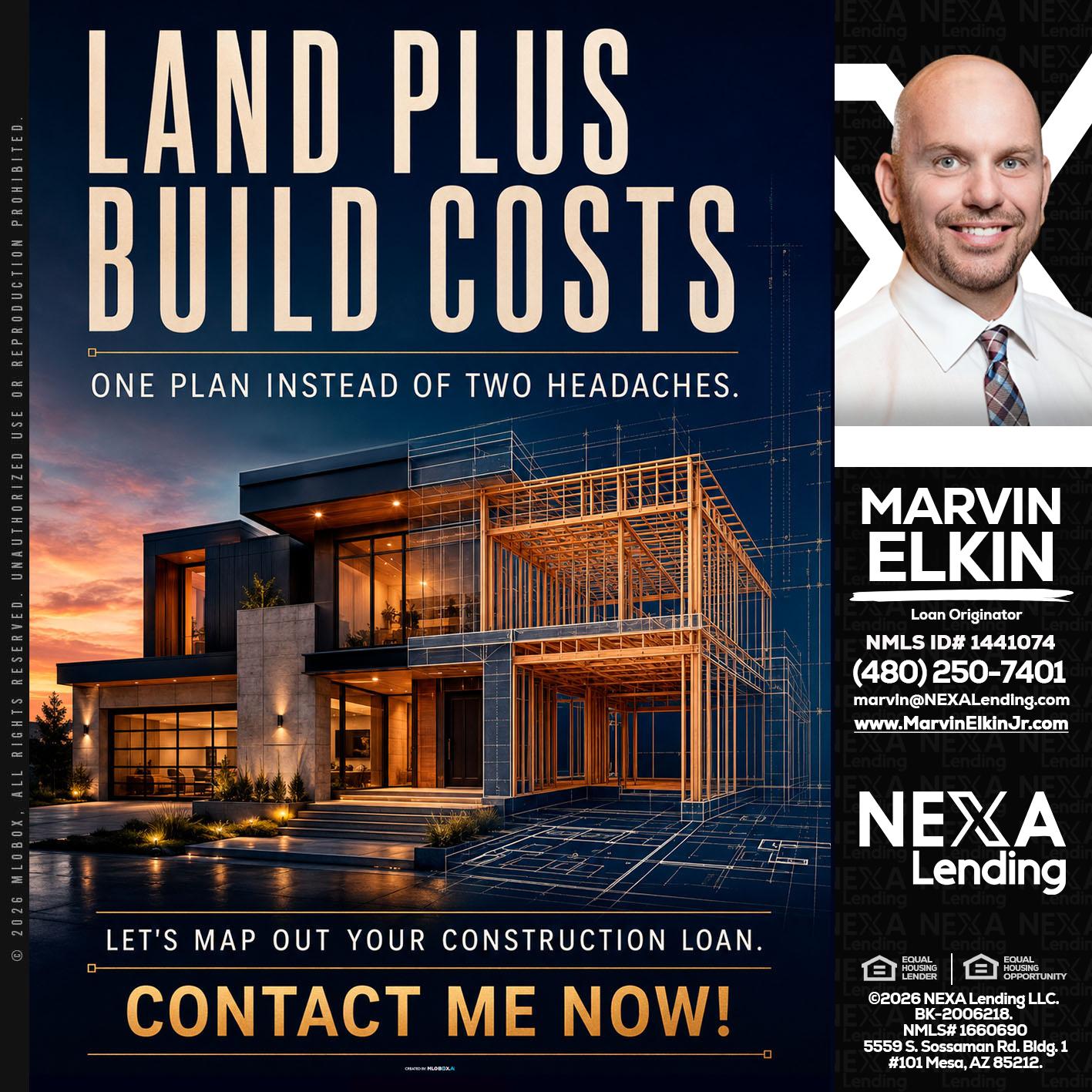 LAND PLUS - Marvin Elkin -Loan Originator