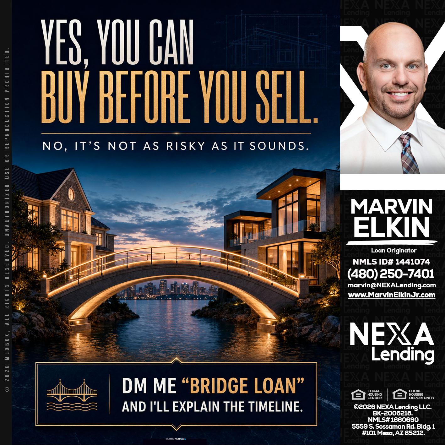 YES, YOU CAN - Marvin Elkin -Loan Originator