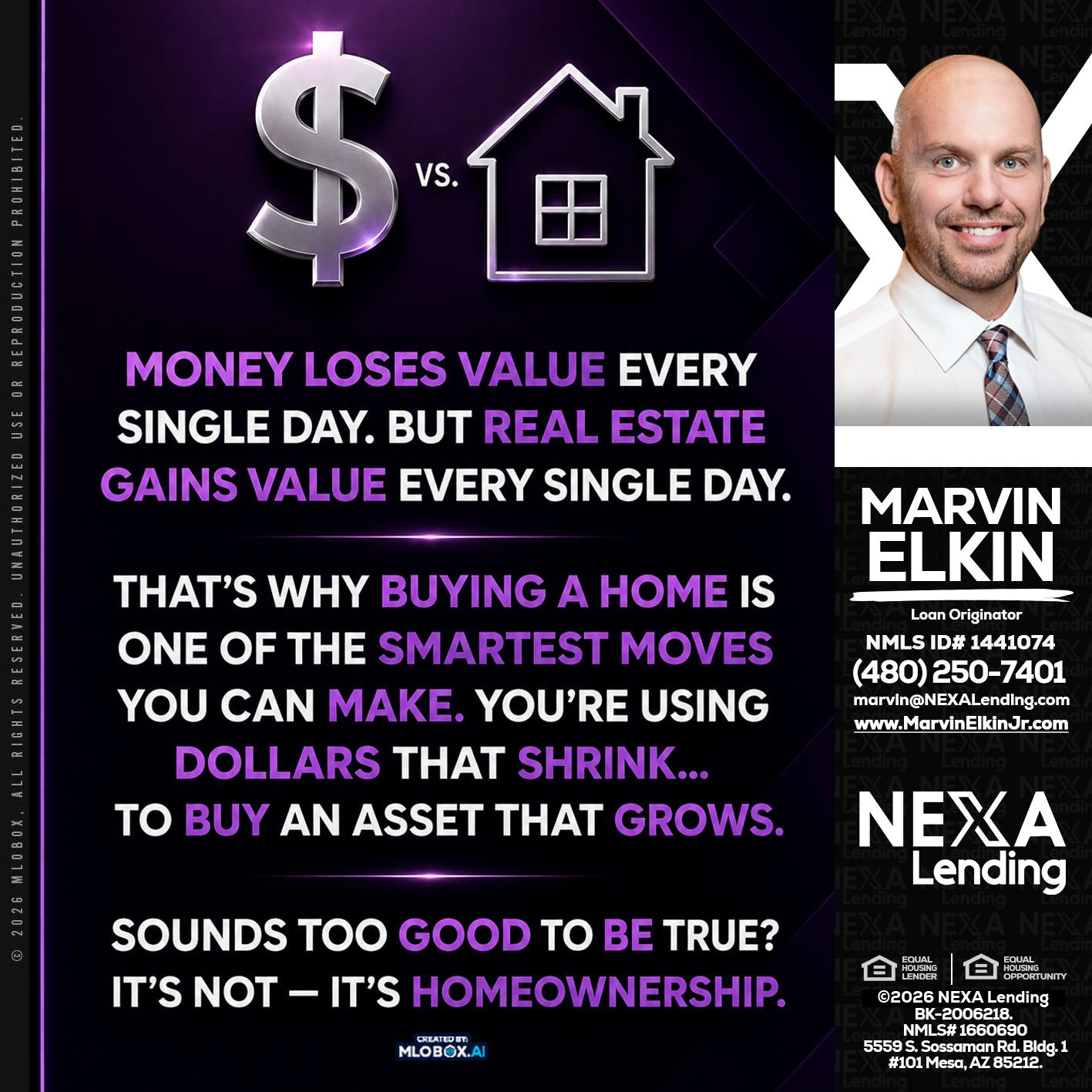 MONEY LOSES - Marvin Elkin -Loan Originator